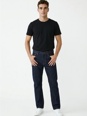 The Kooples France Classic Straight Dark Blue Men’s Jeans 30x30 button fly nwy